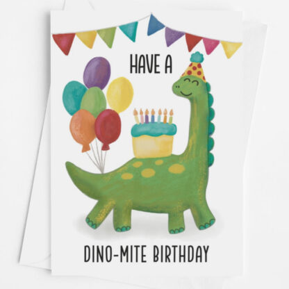 Dionosaur Birthday Card