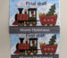 Designing a Christmas train greeting card